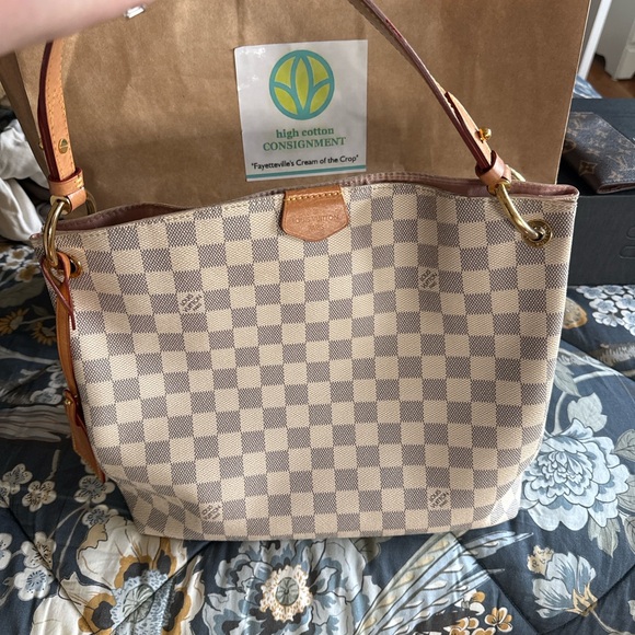 Louis Vuitton Handbags - Louis Vuitton graceful damier azur MM